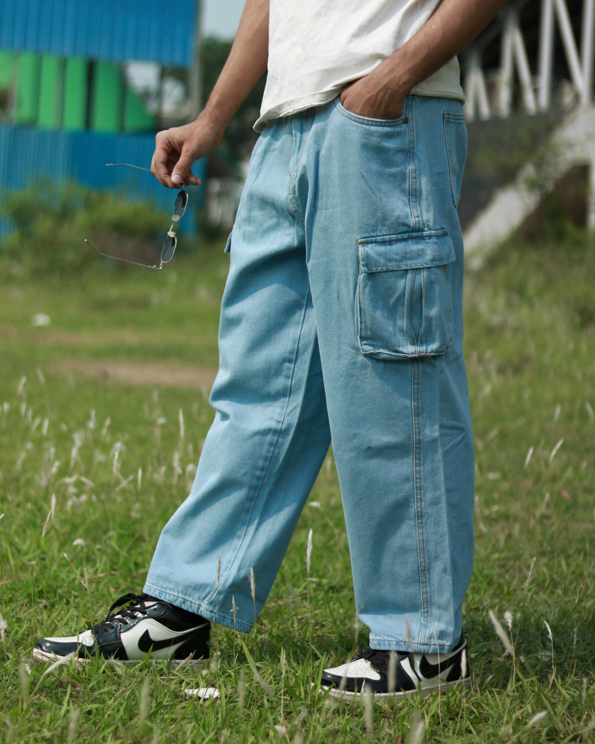 SKY BLUE 6 POCKET DENIM