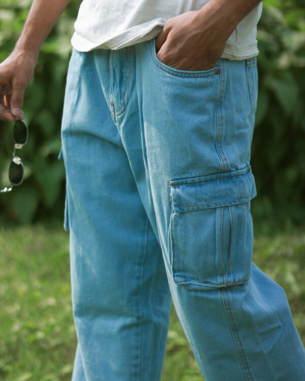SKY BLUE 6 POCKET DENIM - Image 2